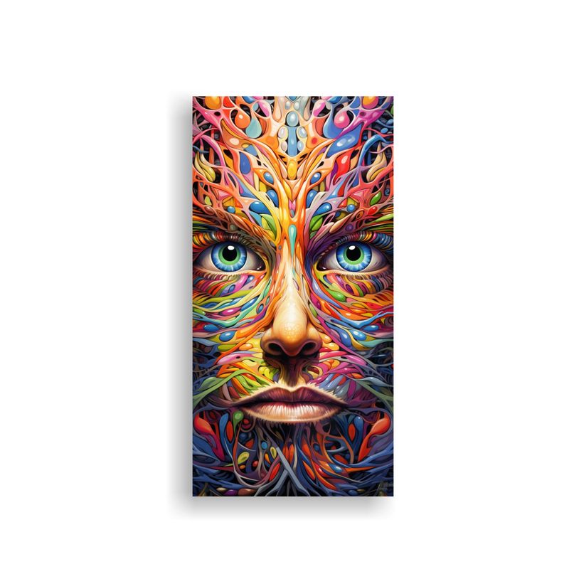 GENERICO - Pinturas Abstractas Con Espectaculares 40x80 Cm