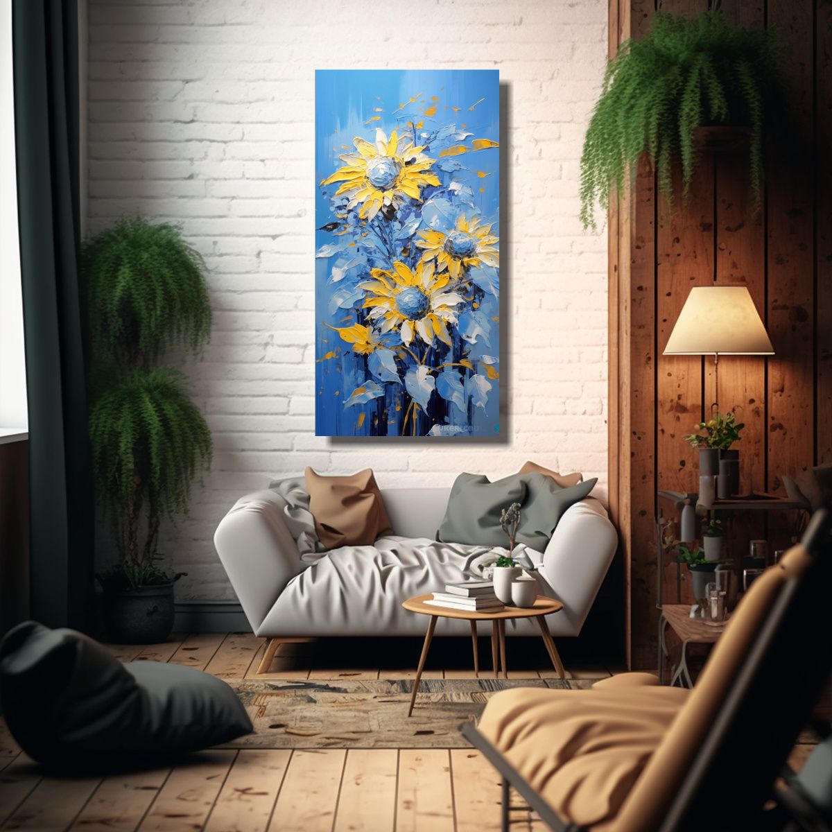 GENERICO - Arte De Pared Imagen Hogar Deco Pintura Al óleo 30x60 Cm