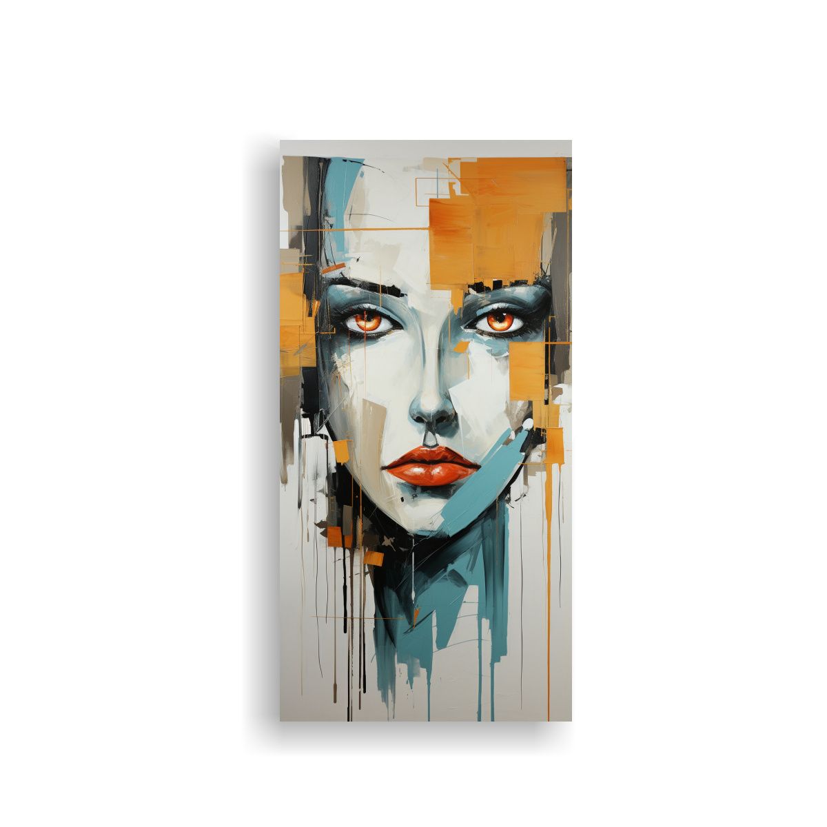 GENERICO - Tela En Bastidor Fotografía Motivo Rostro Robot 70x140 Cm