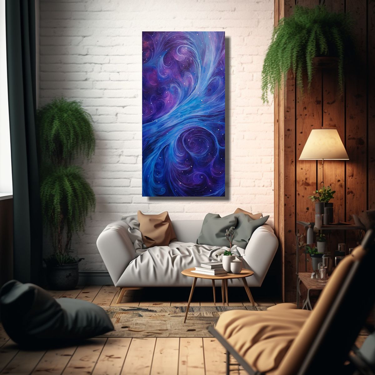 GENERICO - Cuadros Decorativos Intensos Con Patrones 80x160 Cm