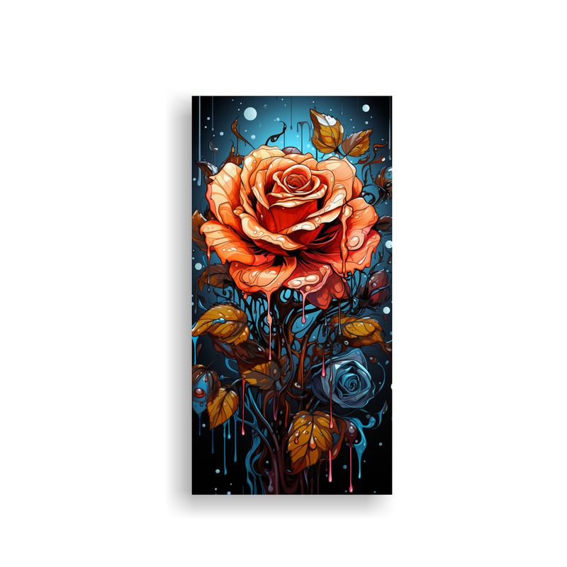 GENERICO - Cuadro Creativo Para Comedor En Colores Vibrantes 80x160 Cm