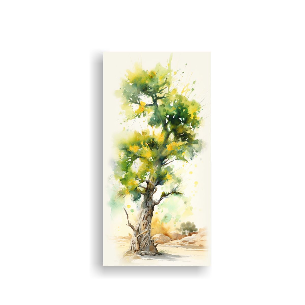 GENERICO - Cuadro Abstracto Del Movimiento Protagonismo En 80x160 Cm