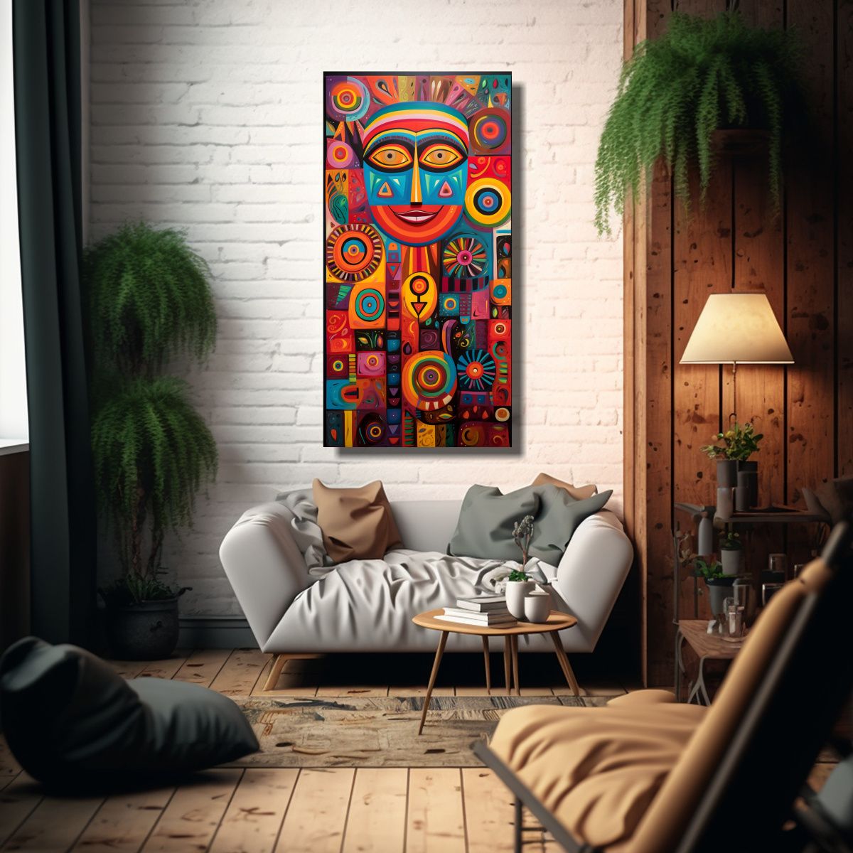 GENERICO - Pinturas Decorativas Mexicanas Con 60x120 Cm