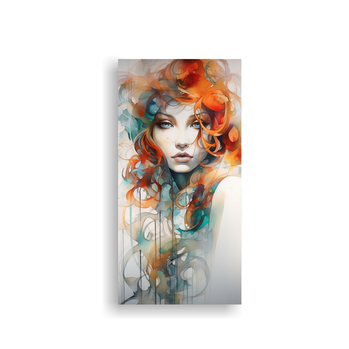 GENERICO - Arte Abstracto En Acuarela Duradero Para 40x80 Cm