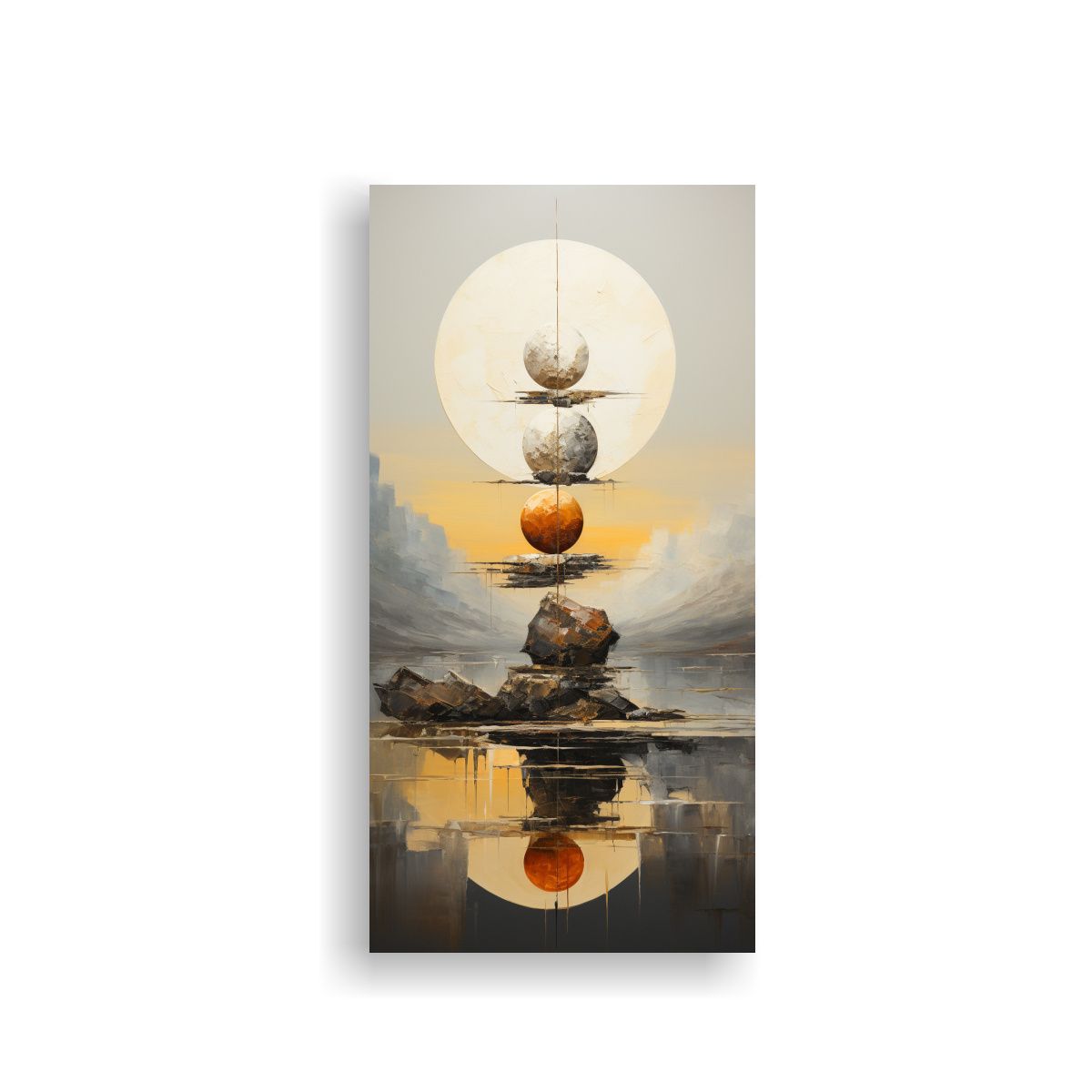 GENERICO - Pinturas De Decoración Vintage De Canva Balance 80x160 Cm