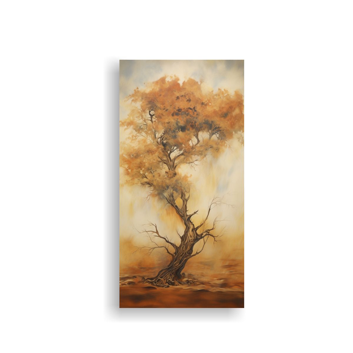 GENERICO - Lienzo De Tela Cuadro Comedor Pintura Abstracta 80x160 Cm