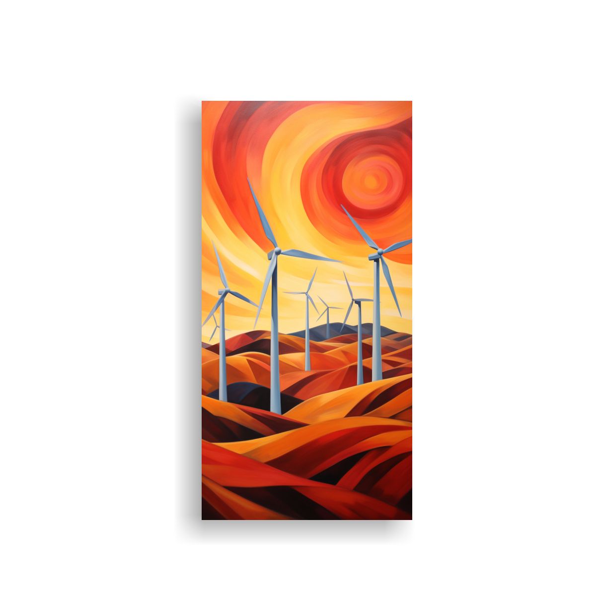 GENERICO - Cuadro De Diseño Para Sala La Danza Abstracta 80x160 Cm