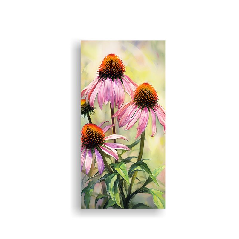 GENERICO - Pintura Abstracta De Alta Calidad De Flores De 70x140 Cm