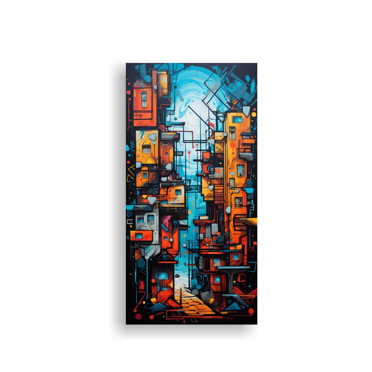 GENERICO - Pinturas Decorativas De Canva Intensidad Moderna 40x80 Cm