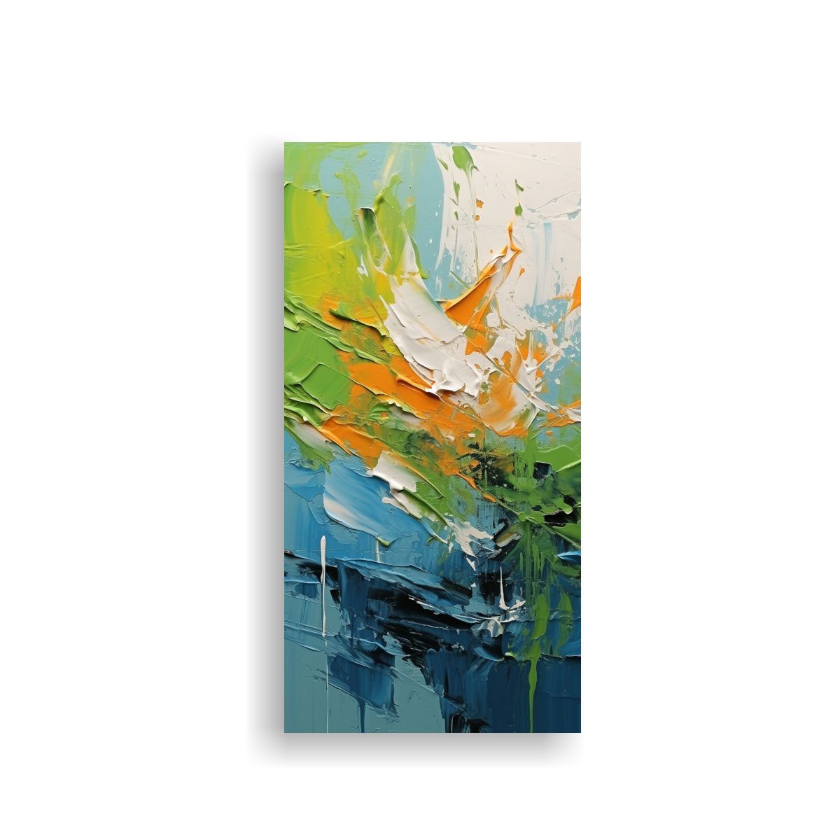 GENERICO - Cuadro Abstracto Expresión Alegre Armonía 60x120 Cm