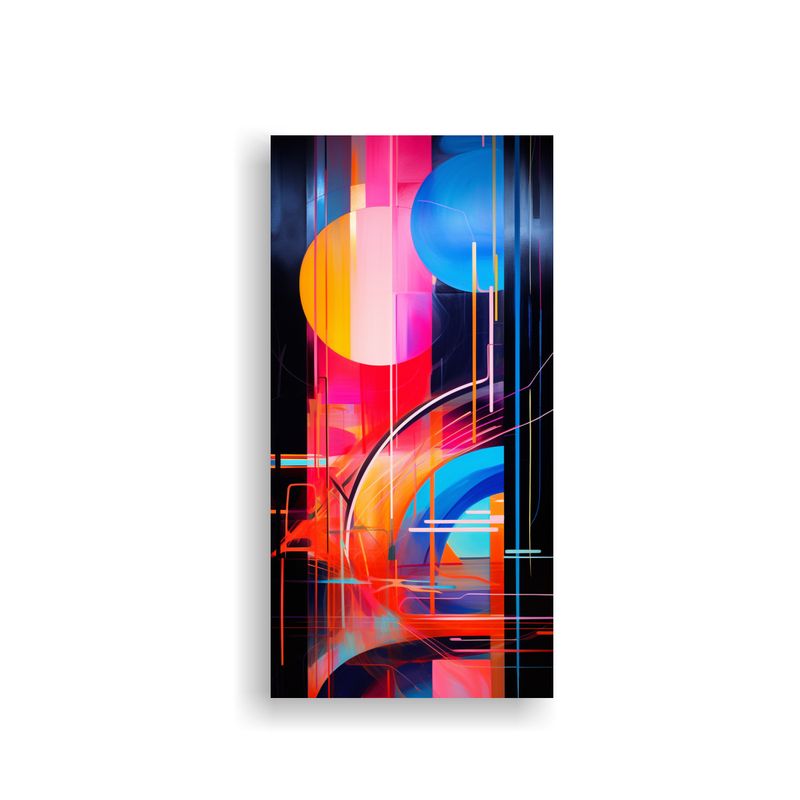 GENERICO - Pinturas Decorativas Abstractas De Vibrantes Ecos 70x140 Cm