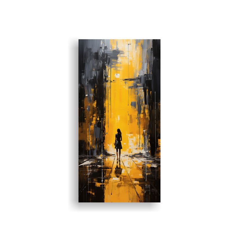 GENERICO - Tela En Bastidor Forma Único Franklin De La 60x120 Cm