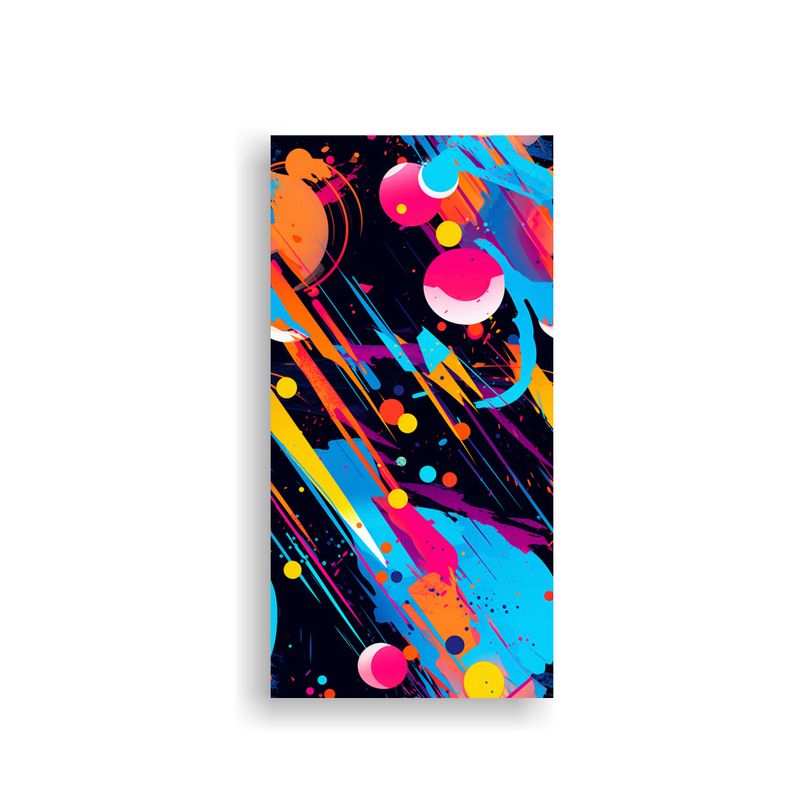 GENERICO - Cuadro Abstracto Contraste John Harris Arte 40x80 Cm