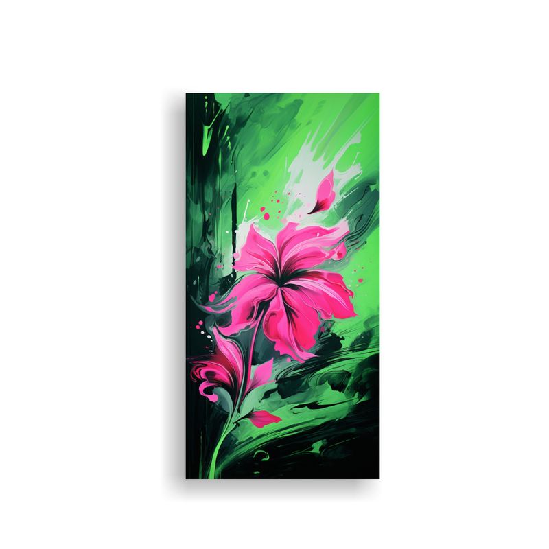 GENERICO - Exposición De Arte En Tela Atmosfera Neonoir 20x40 Cm
