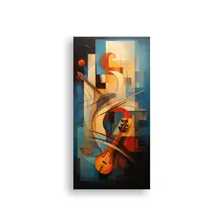 GENERICO - Cuadro Inspirador De Vitalidad Fusión De 70x140 Cm