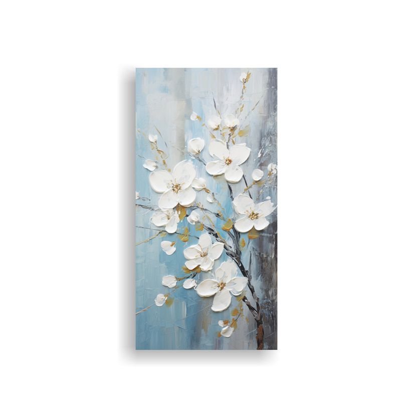 GENERICO - Pintura De Cerezos Blancos En Lienzo Para 70x140 Cm