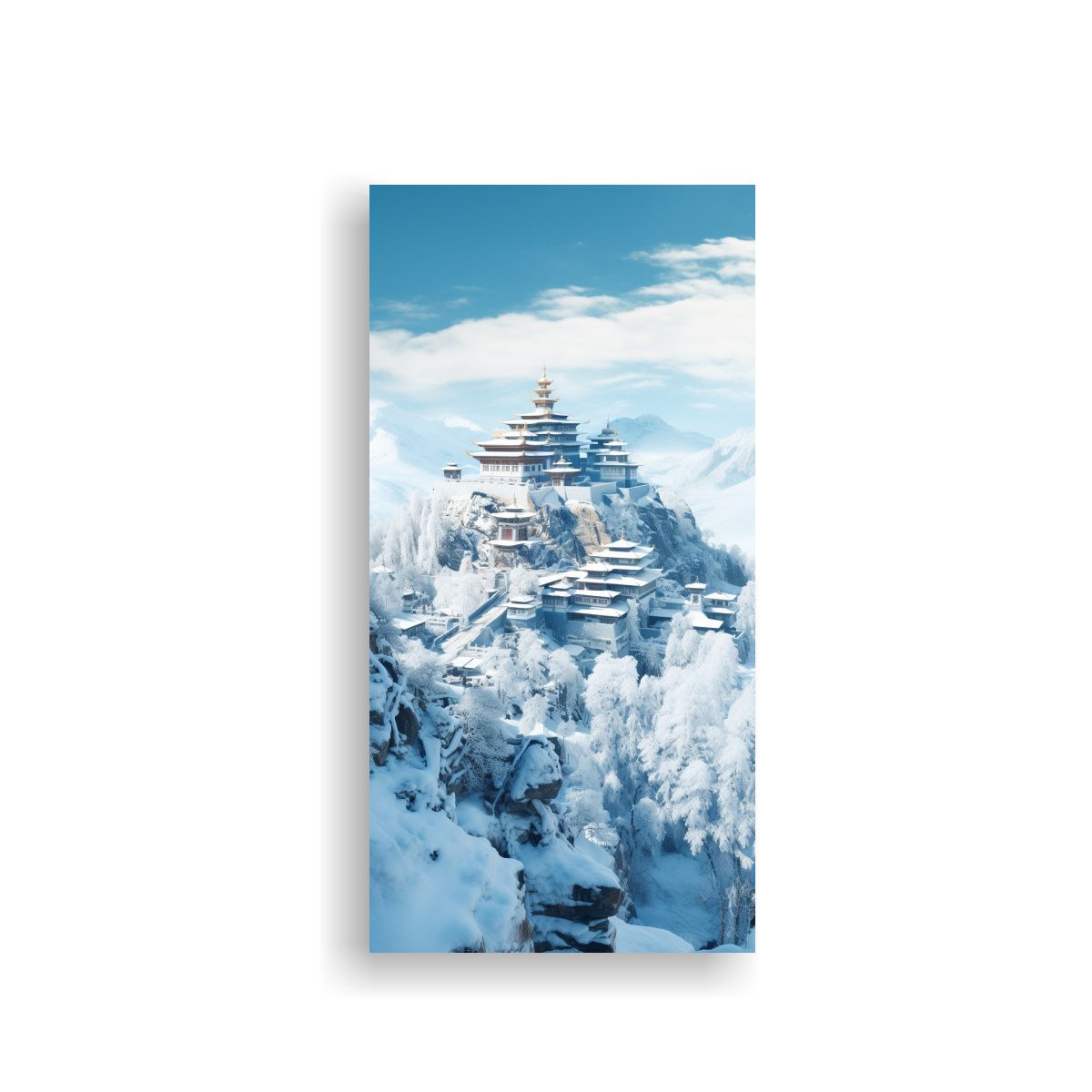 GENERICO - Cuadro Imagen Elegante Serenidad De Monasterio 40x80 Cm