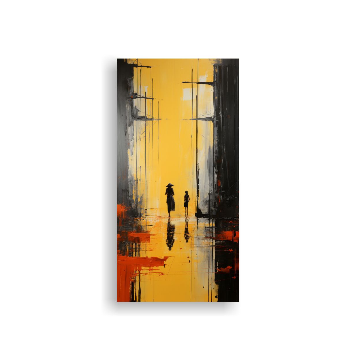 GENERICO - Arte Abstracto Obra Maestra Selva T Savannah 2003 80x160 Cm