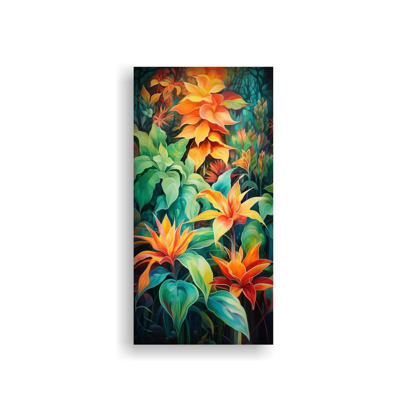 GENERICO - Cuadros De Decoración Canva Impreso Alegría 50x100 Cm