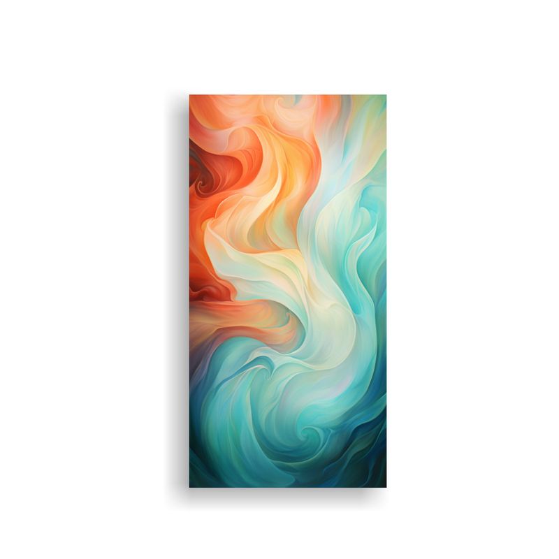 GENERICO - Pinturas Decorativas Abstractas Con Energía 70x140 Cm