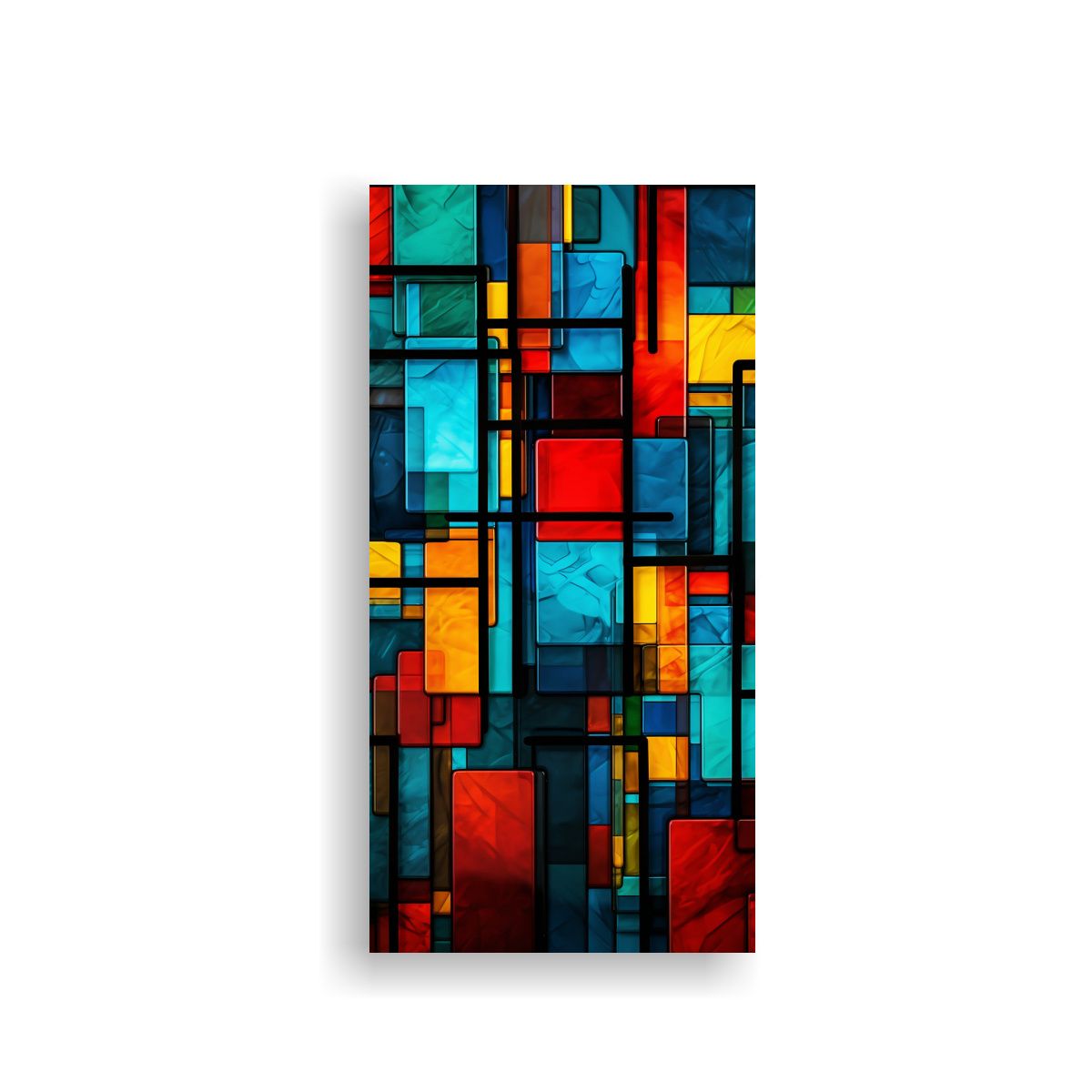 GENERICO - Pinturas Decorativas Vibrantes Con Patrones 70x140 Cm
