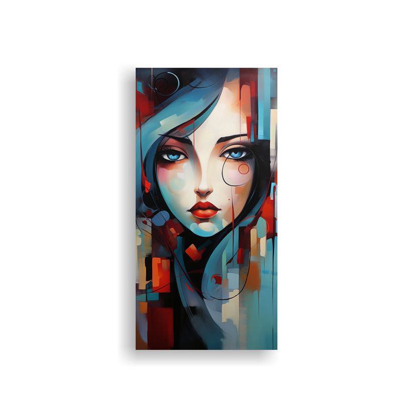 GENERICO - Cuadro Abstracto De Tela Impreso Arte Moderno 70x140 Cm