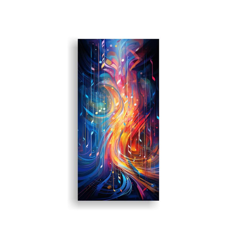 GENERICO - Pintura Decorativa De Arte Abstracción 80x160 Cm