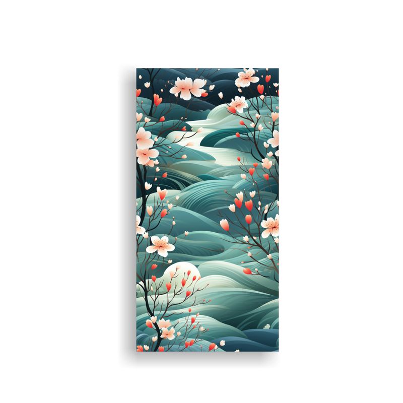 GENERICO - Pintura Decorativa Con Motivo De Cascada 60x120 Cm