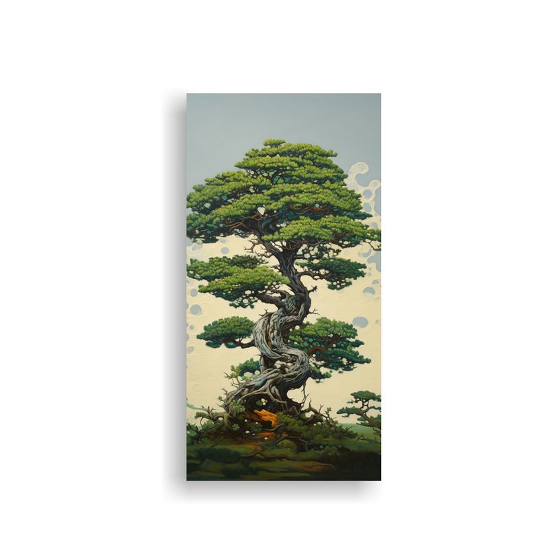 GENERICO - Pintura Abstracta De Alta Calidad De Un árbol De 80x160 Cm