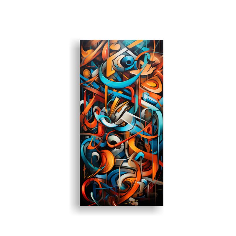 GENERICO - Pinturas Decorativas Verticales De Fusión 60x120 Cm