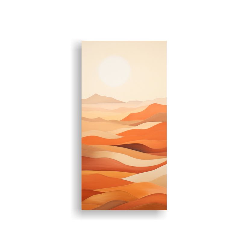 GENERICO - Pintura Decorativa Abstracta Del Paisaje Sereno 30x60 Cm