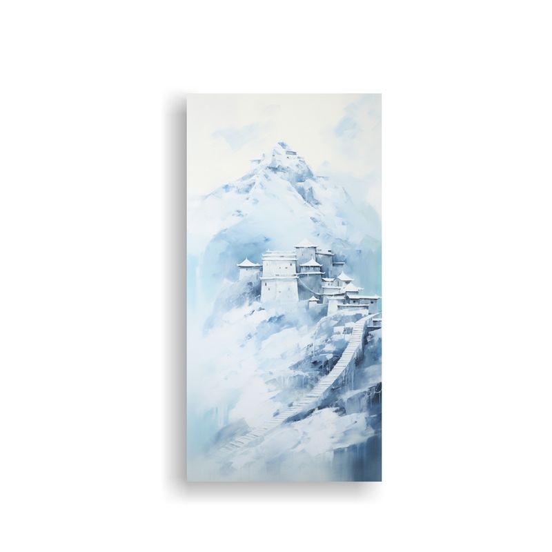 GENERICO - Pintura Lienzo Vertical Serena Belleza De Un 30x60 Cm