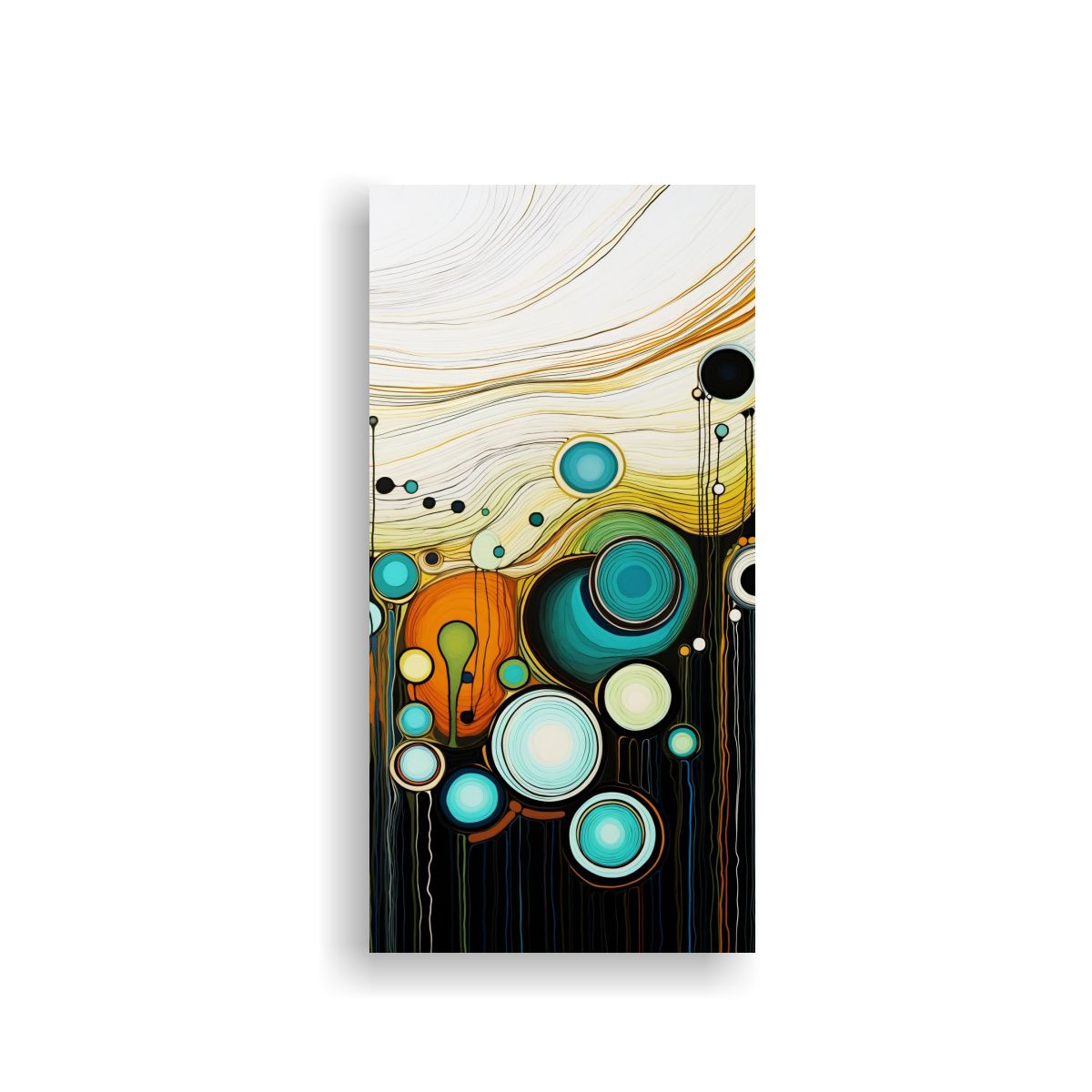 GENERICO - Pintura De Pared Colorida Como Un Hermoso Paisaje 20x40 Cm