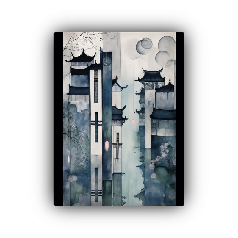 GENERICO - Cuadro De Lienzo Forma Espacio Charles Rennie 80x120 Cm