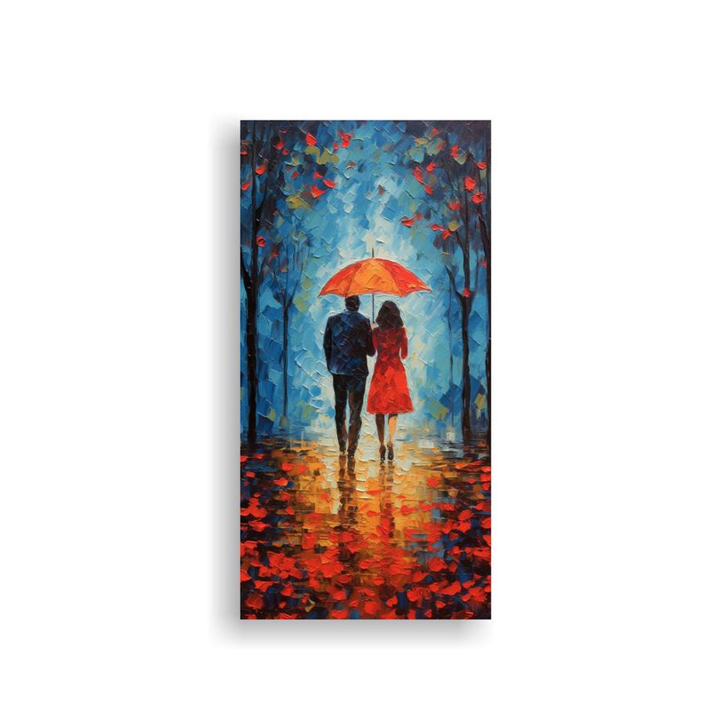 GENERICO - Pinturas Decorativas De Lienzo Conceptual Pareja 20x40 Cm