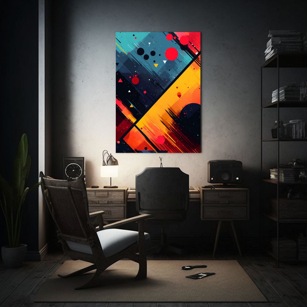 GENERICO - Pinturas Decorativas Abstractas De Estilo Popart 80x120 Cm