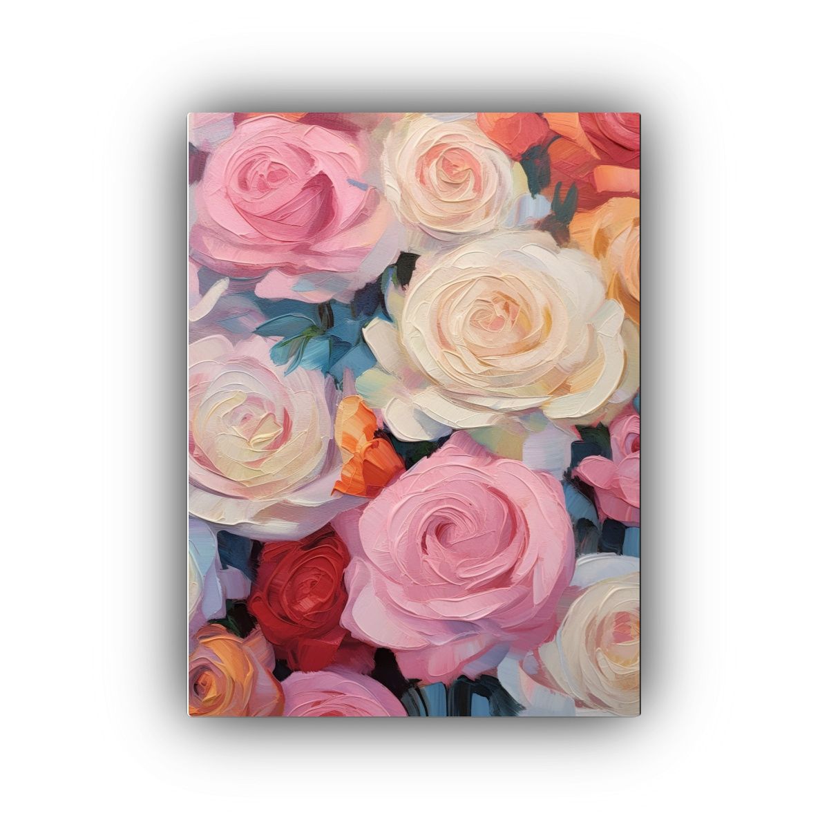 GENERICO - Cuadro Forma Calidez Estilo Impresionista Con 80x120 Cm