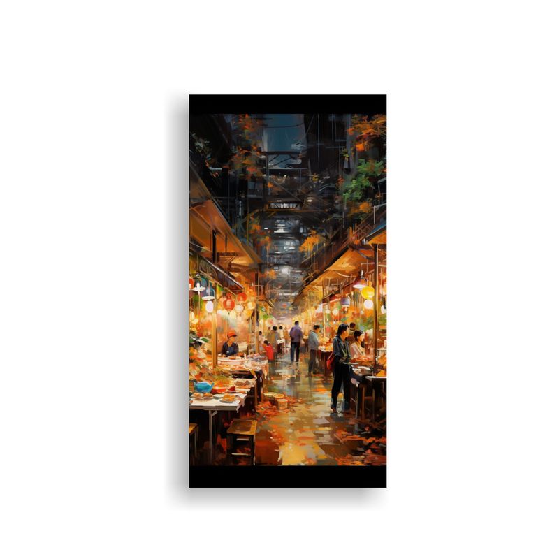 GENERICO - Pinturas Decorativas Verticales De Esencia 70x140 Cm