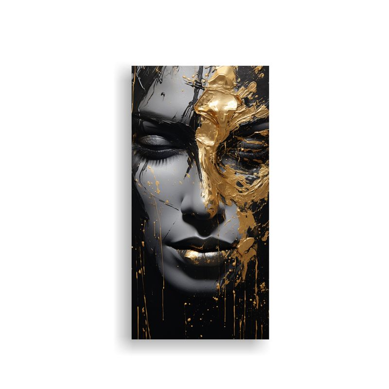 GENERICO - Lienzo De Tela Con Contornos Faciales Y 80x160 Cm