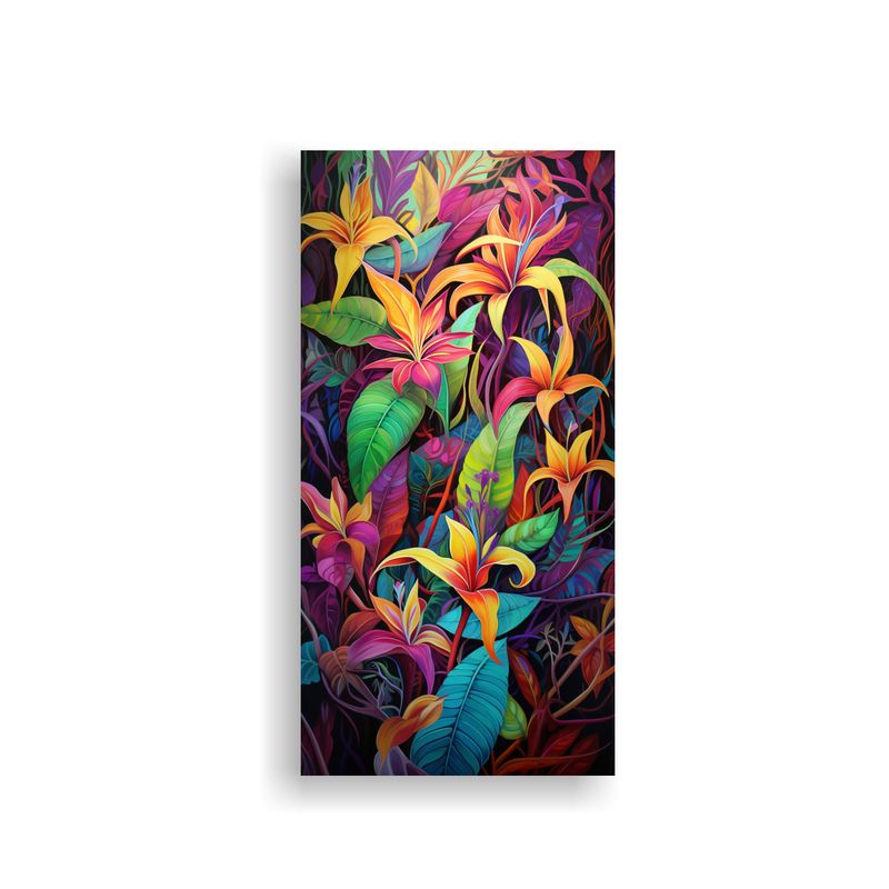 GENERICO - Cuadro Conceptual Espacio Patrones Abstractos En 70x140 Cm