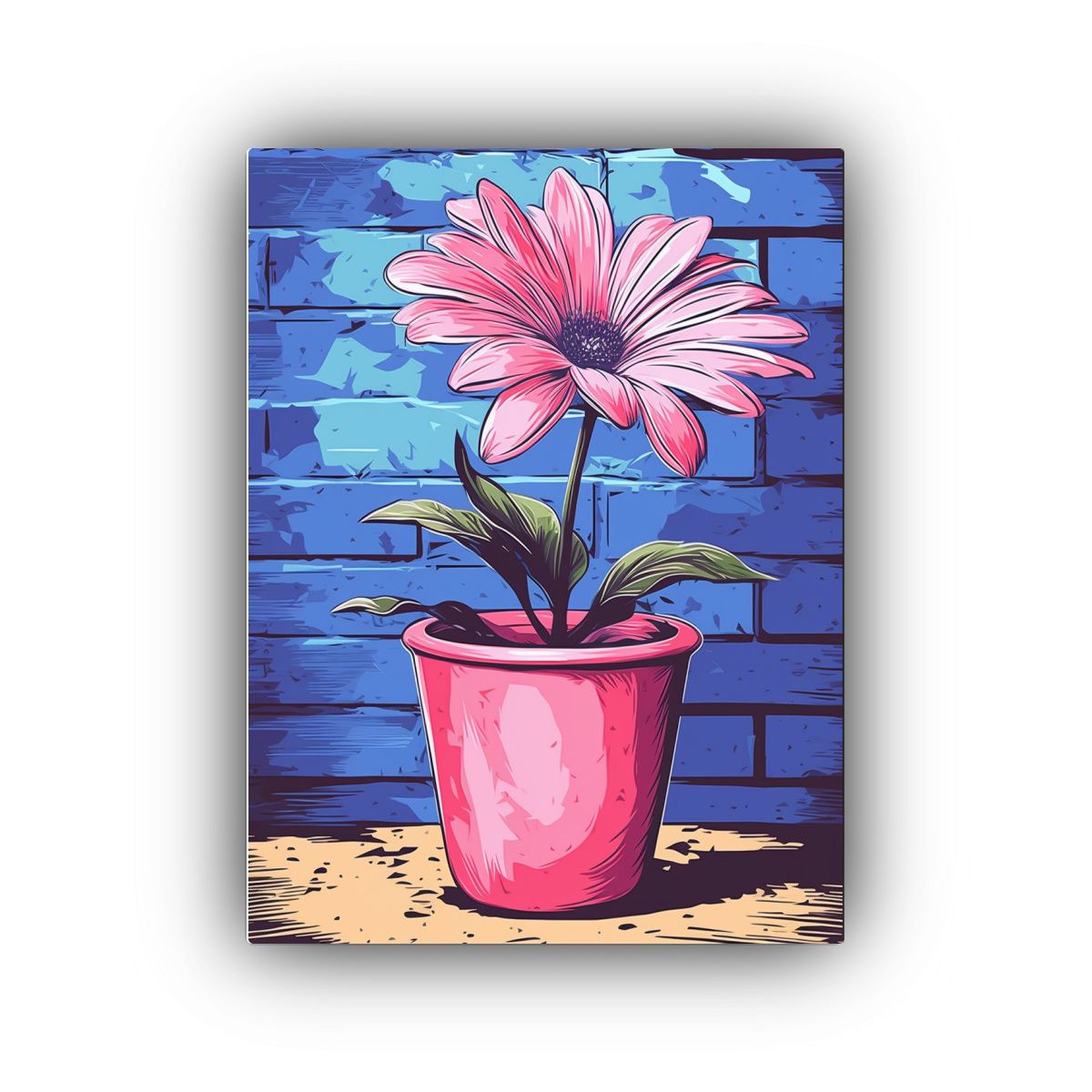 GENERICO - Cuadro Decorativo Canva Diseño Resistente Ross 80x120 Cm