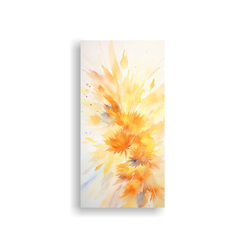 GENERICO - Pinturas Decorativas Estilo Acuarelas Rayos 60x120 Cm