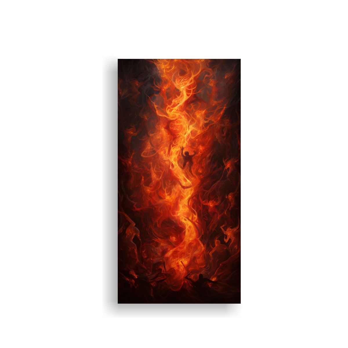 GENERICO - Pintura Decorativa Exclusiva Danza Abstracta De 60x120 Cm