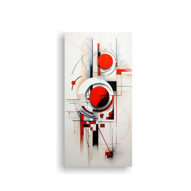 GENERICO - Cuadros Abstractos De Lienzo Con Movimiento 40x80 Cm