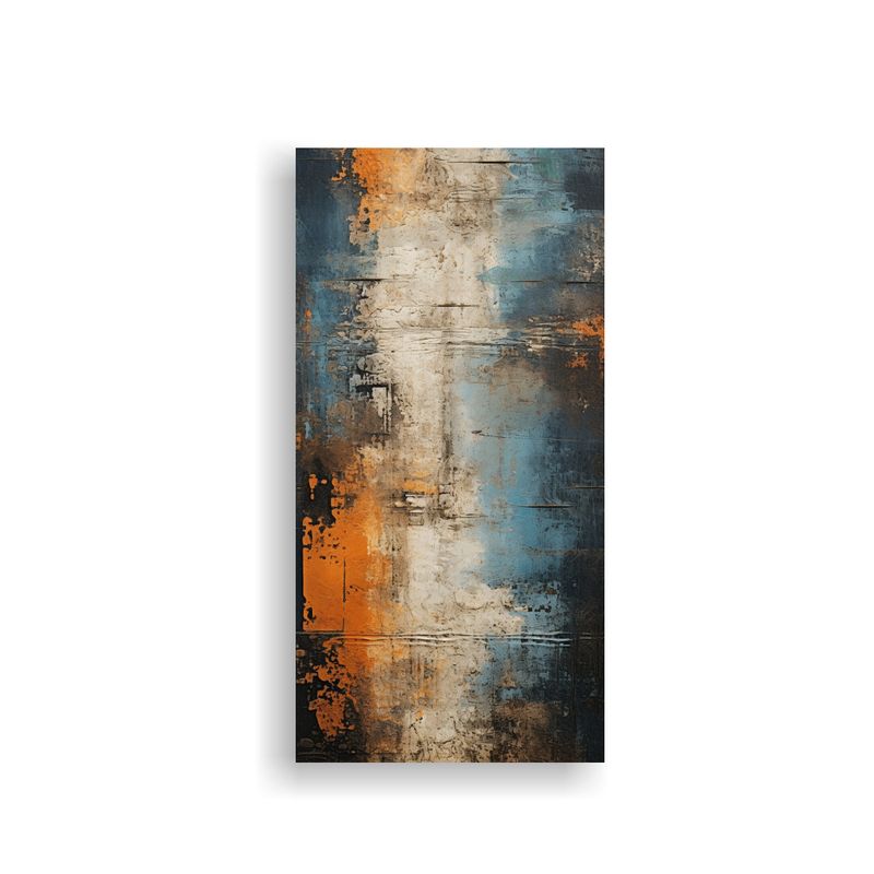 GENERICO - Cuadro Diseño Duradero Textura Grunge 20x40 Cm
