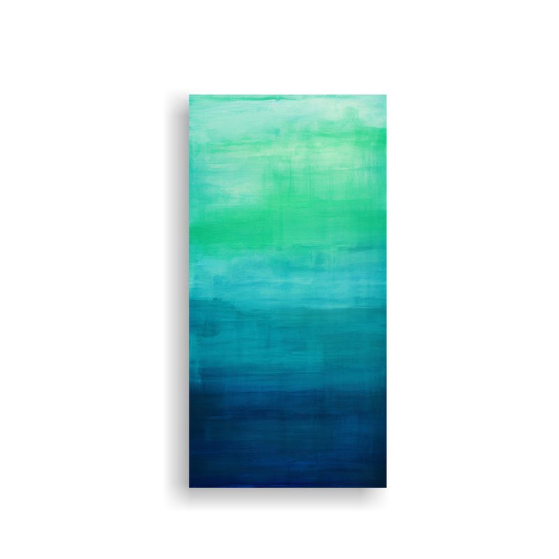 GENERICO - Cuadro De Arte Abstracto Inspirado En Mark Rothko 80x160 Cm