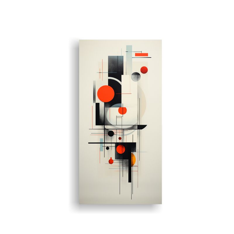 GENERICO - Cuadros Modernos Y Abstractos En Lienzo Luminoso 70x140 Cm