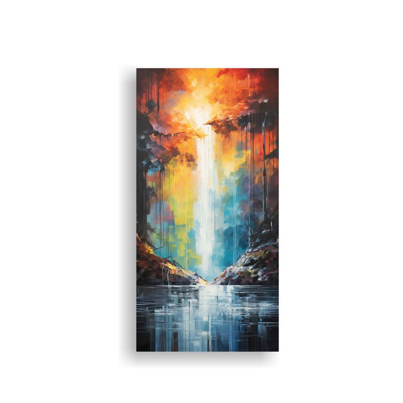 GENERICO - Pinturas Decorativas En Líneas Finas De Cascada 20x40 Cm