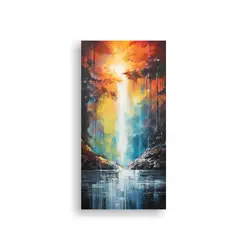 GENERICO - Pinturas Decorativas En Líneas Finas De Cascada 20x40 Cm