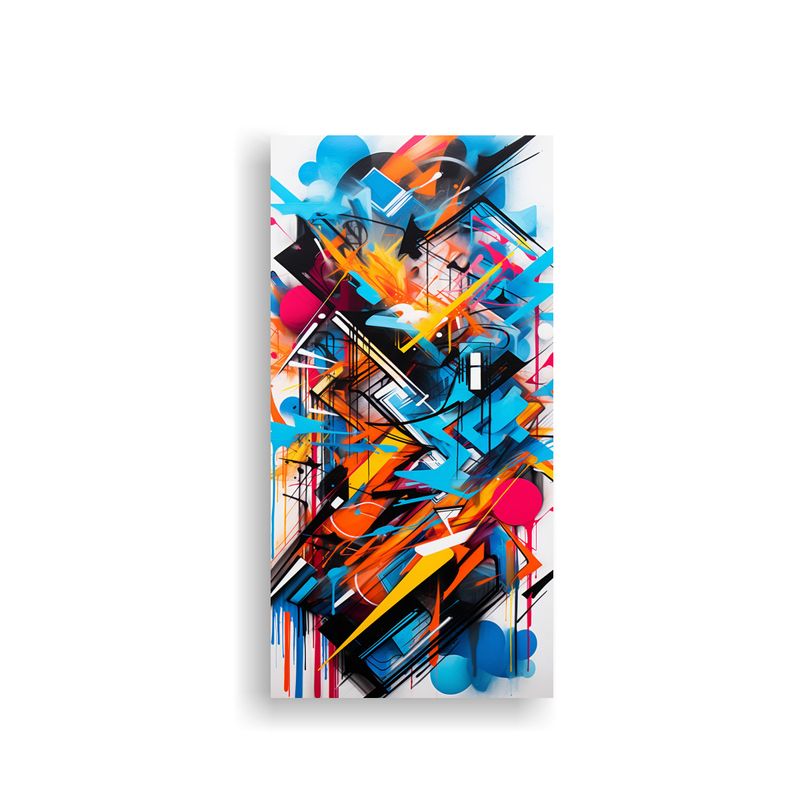 GENERICO - Lienzo Inspiración Clásico Abstracto De Fusión 30x60 Cm